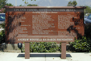 Library Donor Monument and Bench