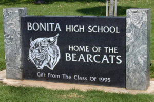 Bonita High School Sign
