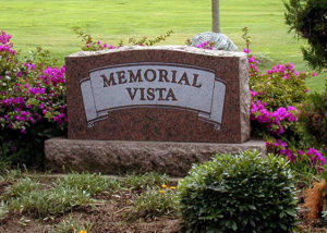 Memorial Vista Sign